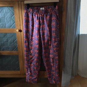 J. Crew Silky Tiger Pattern Pants